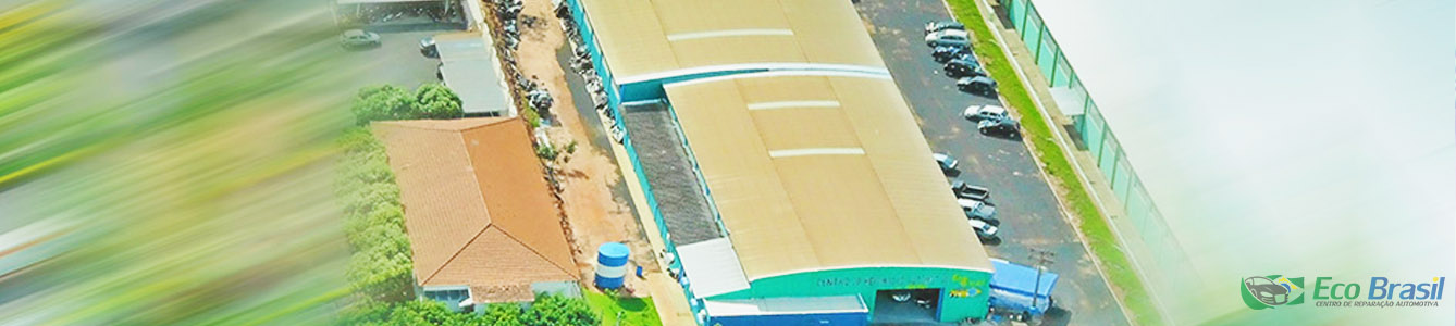 Vista aérea da estrutura da Eco Brasil